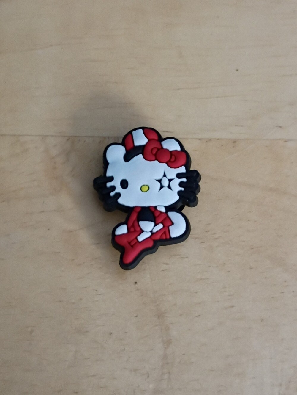 10 for $10 Jibbitz Croc Charms - Sanrio Hello Kitty Rockstar in Red - New